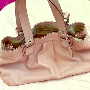 Light Pink Coach Handbag